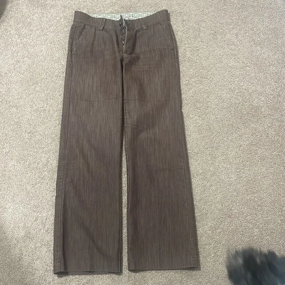 These really cute brown jeans i got from thrifting! - Picture 2 of 4